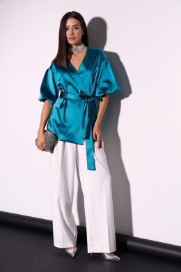 Брючные костюмы LM К5010 бирюза