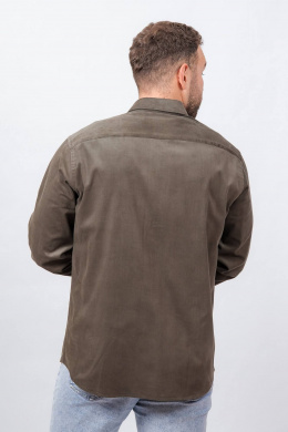 Рубашки с длинным рукавом Nadex 01-093412/201-24 пыльно-оливковый