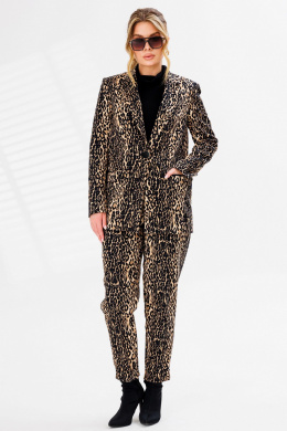 Брючные костюмы Faufilure C1546 леопард