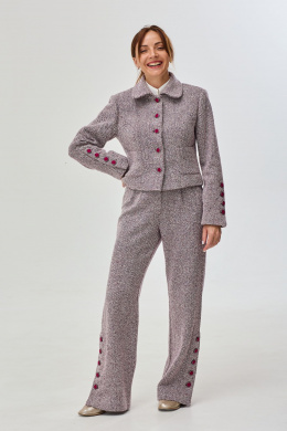 Брючные костюмы DOV 5 фиолетово-бордовый