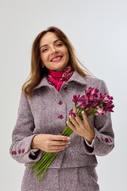 Брючные костюмы DOV 5 фиолетово-бордовый