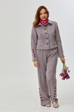 Брючные костюмы DOV 5 фиолетово-бордовый