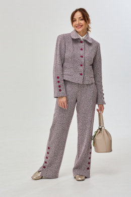 Брючные костюмы DOV 5 фиолетово-бордовый