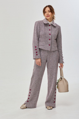 Брючные костюмы DOV 5 фиолетово-бордовый