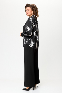 Блузы AMUAR 1026 черно-белый