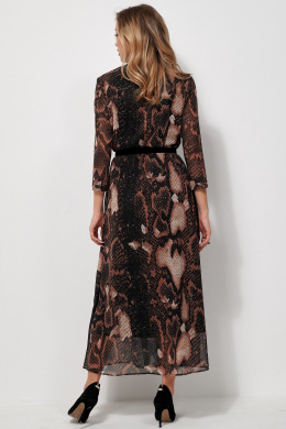 Платья AMUAR 1036 черное-бежевый