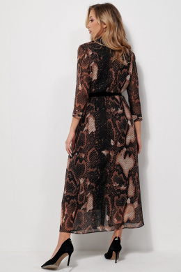Платья AMUAR 1036 черное-бежевый