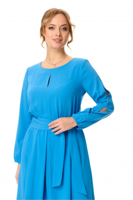 Платья T&N 7605 голубой_темный