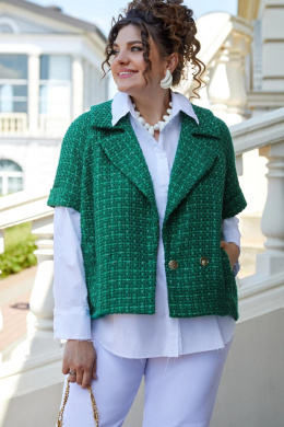 Vittoria Queen 22573 диз. клетка зеленый