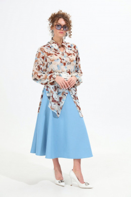 NikVa 815-3 акварель+голубой