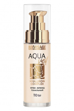 LUXVISAGE Крем-флюид тональный AQUA veil HYALURON COMPLEX 30 г 110 fair