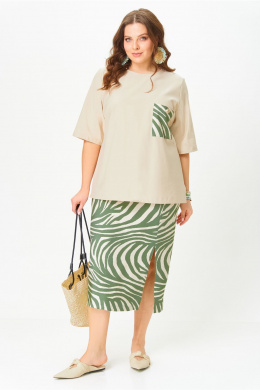 OVERYOU М200/1 зеленая_зебра