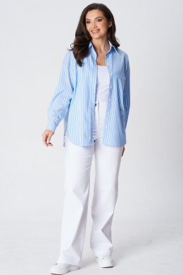 LeNata 20496 бело-голубой