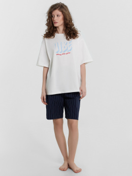 Mark Formelle 592596/24-34421ПП-14 белый_голубая_полоска_на_море_2_сл_на_пол