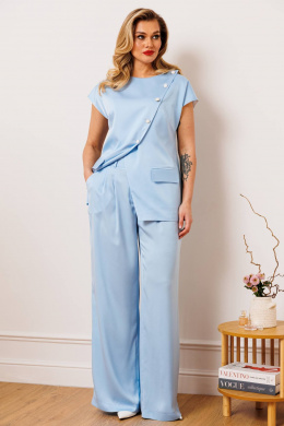 Комплекты брючные Мода Юрс 2909 голубой