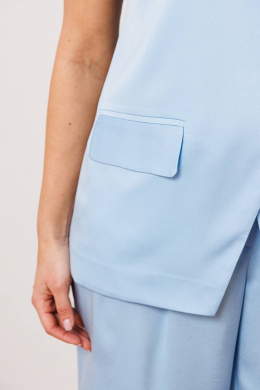 Комплекты брючные Мода Юрс 2909 голубой