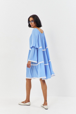 Платья FLAIM 1185 голубой
