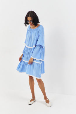 Платья FLAIM 1185 голубой