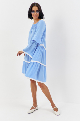 Платья FLAIM 1185 голубой