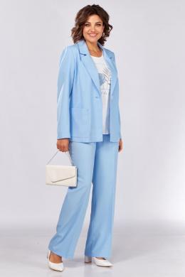 Комплекты брючные Aira Style 24220 голубой
