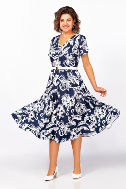 Платья Swallow 858 глубинный_синий