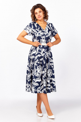 Платья Swallow 858 глубинный_синий