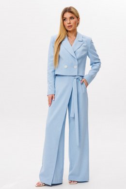 Брючные костюмы Amberа Style 2112-1 голубой