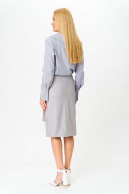 Рубашки AMUAR 1053 серо-голубой