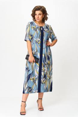 Michel chic 2168 голубой_цветы
