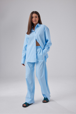 Брюки T.N.D М348 голубой