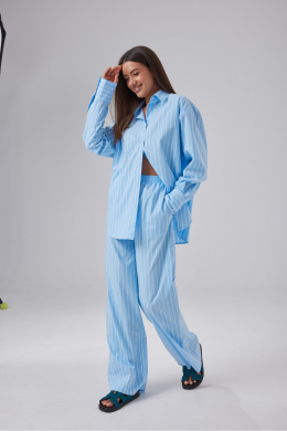 Брюки T.N.D М348 голубой