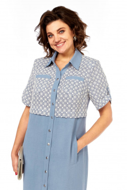 Платья Tensi 398 голубой