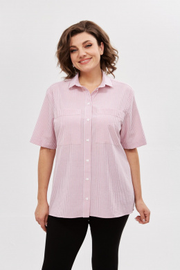 Avenue Fashion 0338-2 полоска_красный+молочный