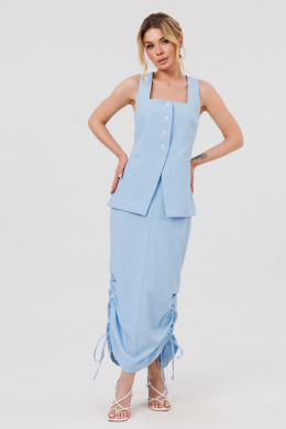 Комплекты юбочные Amberа Style 2124 голубой