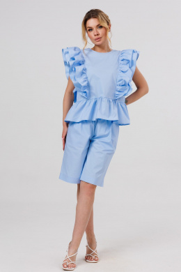 Комплекты с блузой Amberа Style 2131 голубой