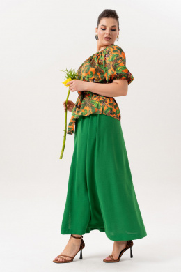 Комплекты юбочные Andina 980 принт_изумруд