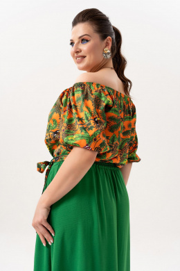 Комплекты юбочные Andina 980 принт_изумруд