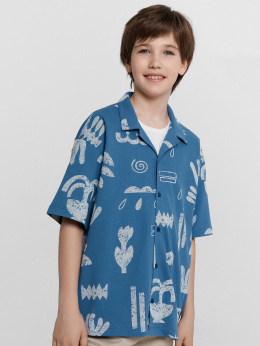 Mark Formelle 113445/24-31872П-11 узоры_на_пепельно_синем