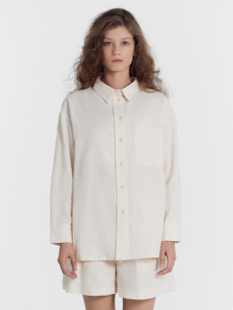 Рубашки Mark Formelle 122955-1/1/24-28374П-9 молочные_цветы_жаккард