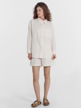 Рубашки Mark Formelle 122955-1/1/24-28374П-9 молочные_цветы_жаккард