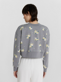 Джемперы Mark Formelle 122966/24-30625П-7-2 цветы_на_сером_546_D_вышивка