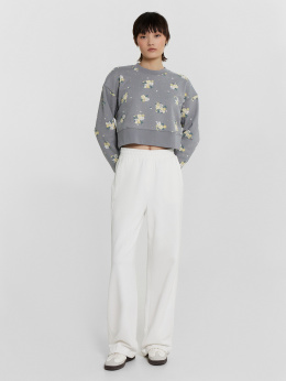 Джемперы Mark Formelle 122966/24-30625П-7-2 цветы_на_сером_546_D_вышивка