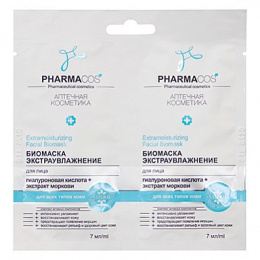 Belita САШЕ PHARMACos Биомаска д/лица "Экстраувлажнение", 2x