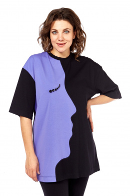 Avenue Fashion 0339 черный+сирень
