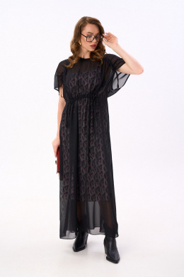 NikVa 989-1 чёрный_ромбы_бургунди