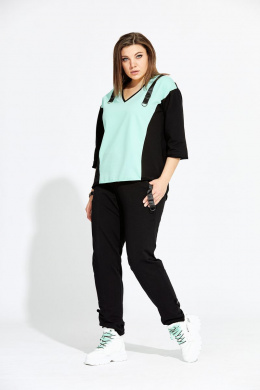 BegiModa 3005 мятно-чёрный