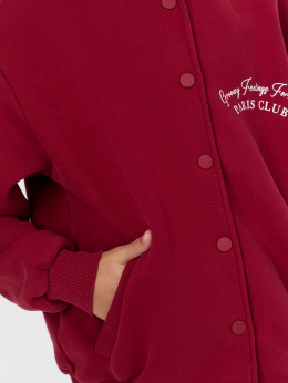 Жакеты и жилеты Mark Formelle 167766/25-ОБР39528П-7П вишневый_печать_1_сл_на_Л_П_дет_пер_2сл_на_спин