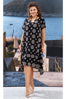 Vittoria Queen 24663 черный_молочный_принт