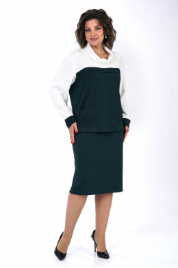 Alani Collection 2462 молоко-изумруд