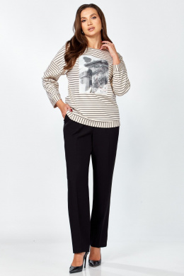 Мишель стиль 1320 кремово-черный